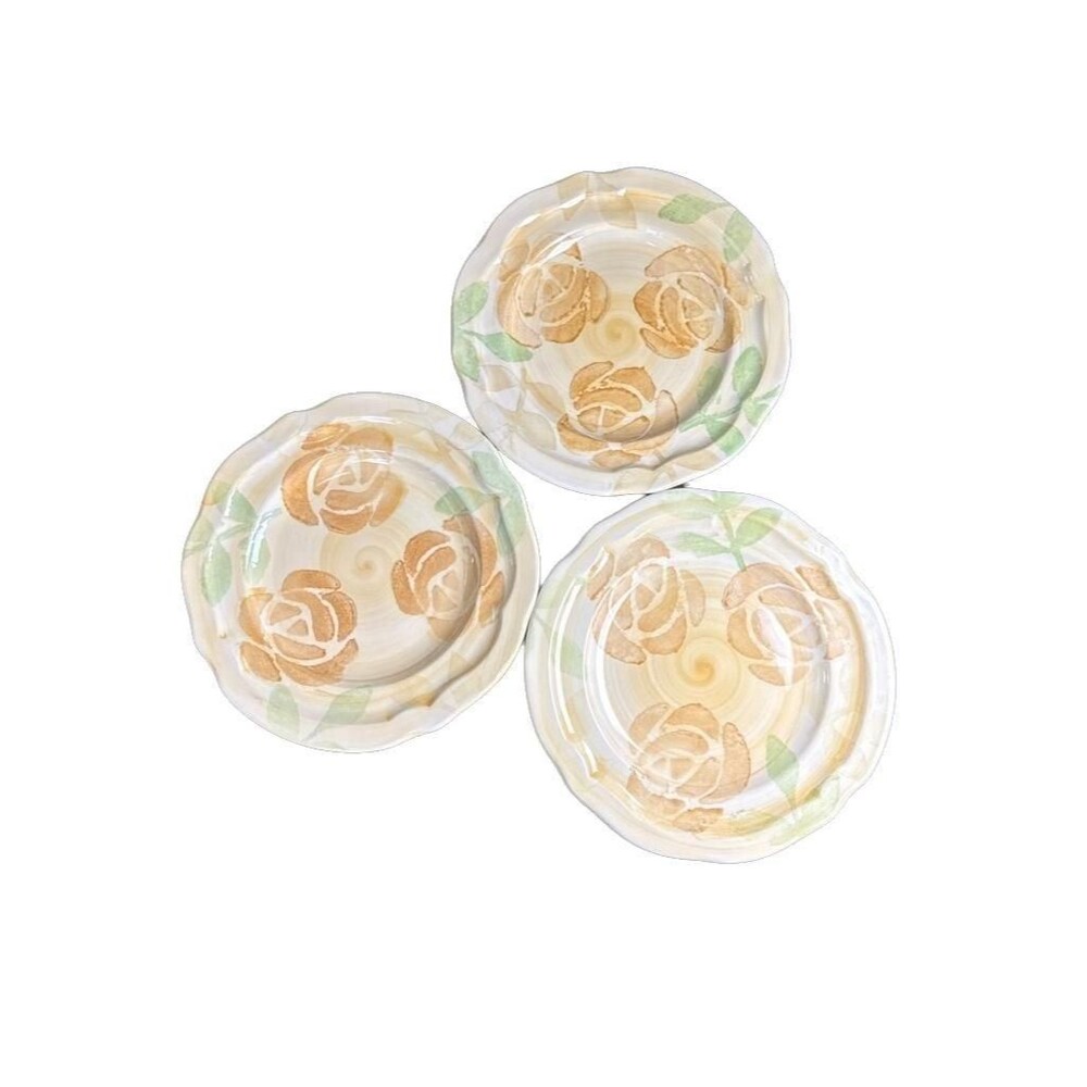 The Cellar Country Grove Salad Plates Set of 3, 1998 Portugal 8.5”